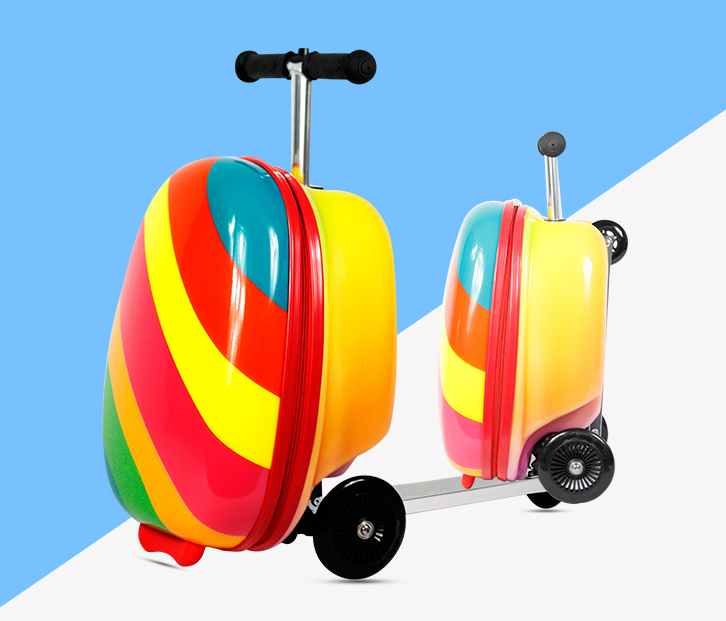 Kids Ride On Suitcase Scooter - 子供用ライドオン スーツケース スクーター スーツケース キャリーオン トラベル