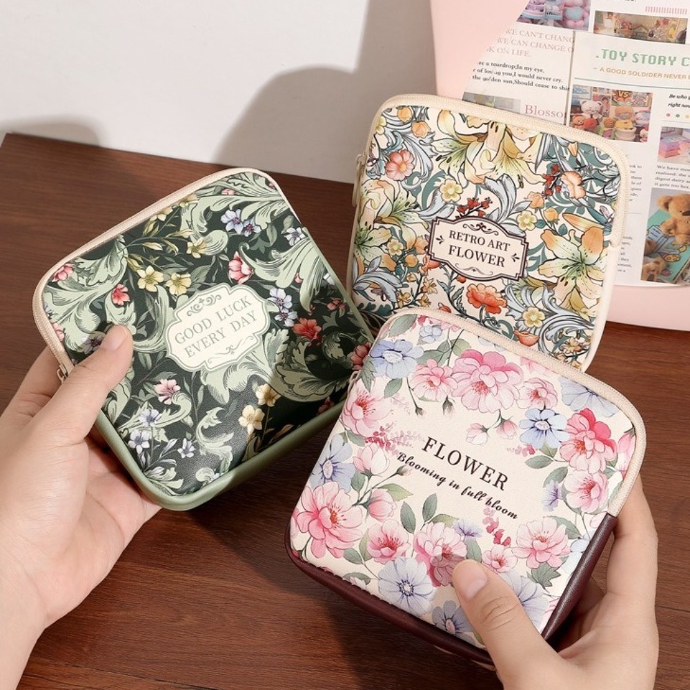 Cosmetic Bags - 新しいPVCサニタリーパッドバッグ大容量多目的化粧品バッグ小銭入れ
