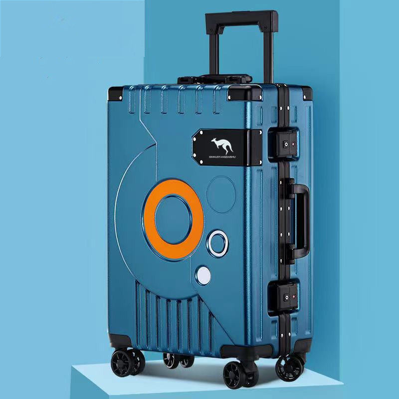 Aluminum Frame Carry On Luggage - 男女兼用アルミフレームスーツケース 20インチ機内持ち込みスーツケース 30インチトロリーパスワードロック付きスムーズホイールラゲージ
