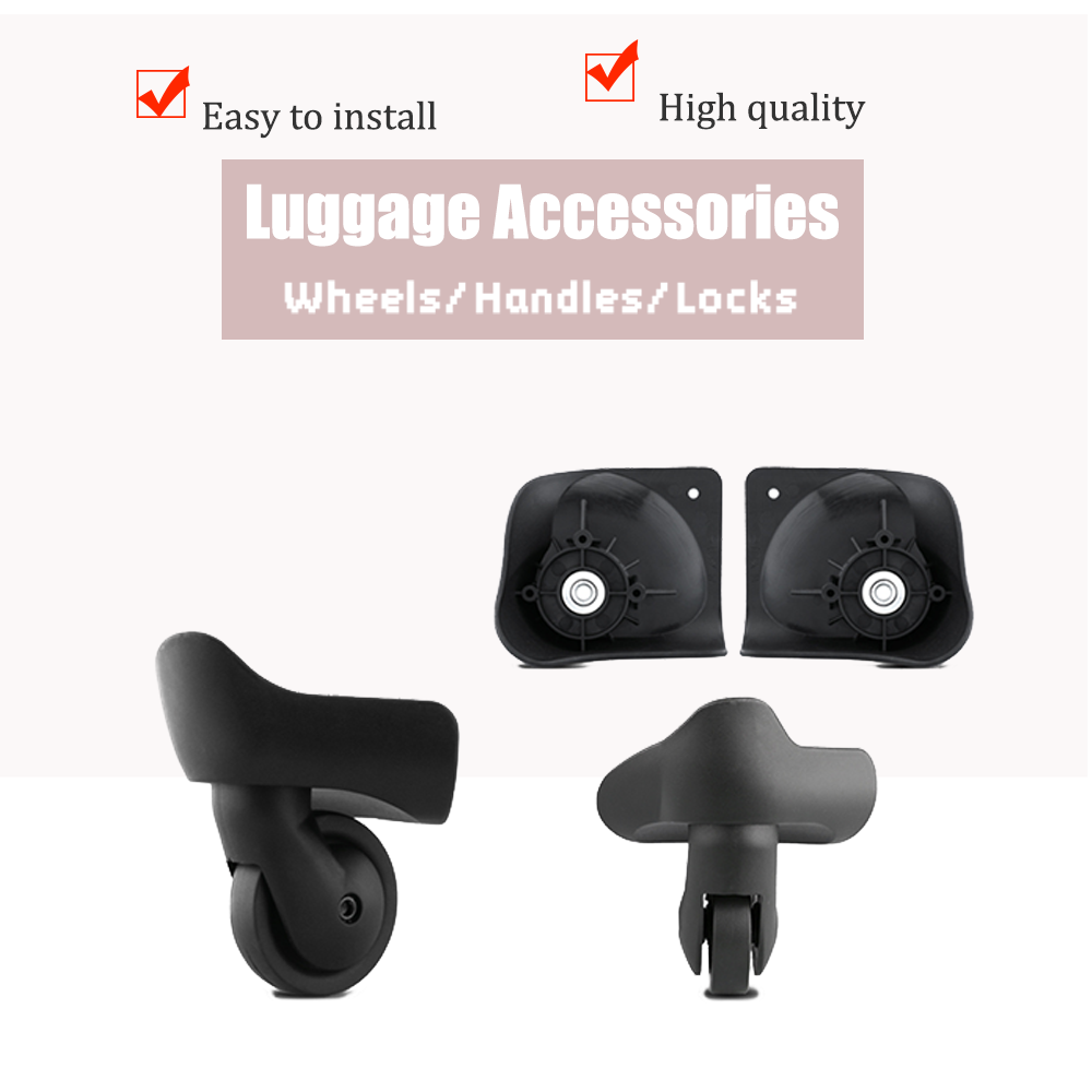 Silent Replacement Luggage Wheels - ハードシェルスーツケース用交換用W318ホイール、ユニバーサルスピナーキャスター、静かで耐久性のある荷物修理部品