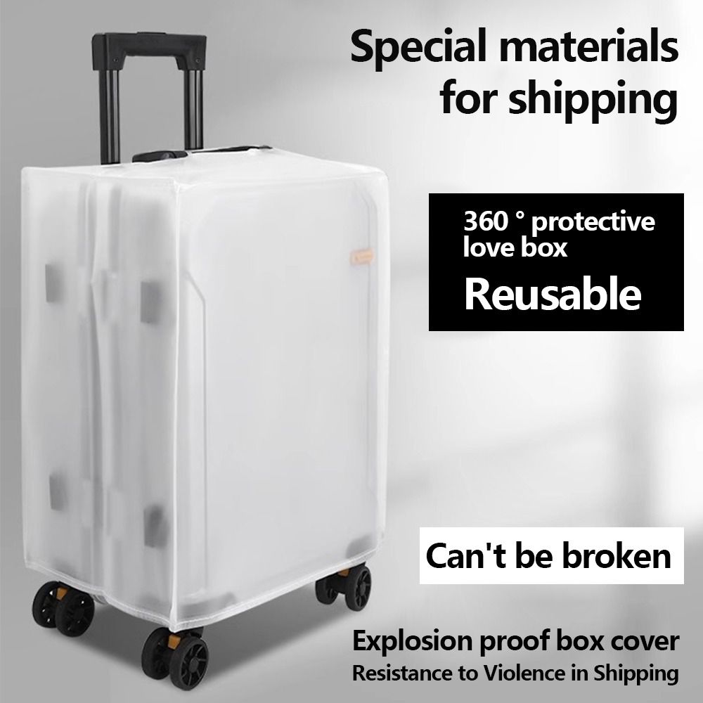 Waterproof Suitcase Cover Protector - 新しいフロスト加工の荷物保護カバー、防塵耐久性のあるスーツケースカバープロテクター、防水トラベルアクセサリー