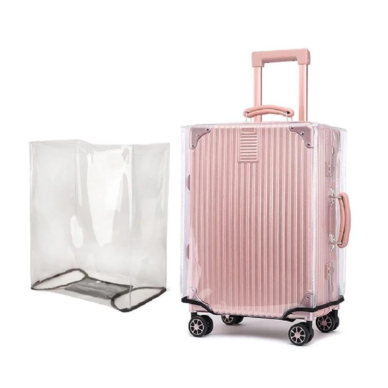 1Pc クリア PVC スーツケースプロテクター防塵傷防止ユ - Luggage Protective Cover Transparent のレビューと価格