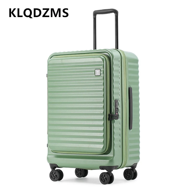 KLQDZMS 20インチ24インチ28インチ ノートパソコ - Front Opening Laptop Luggage 24 Inch のレビューと価格