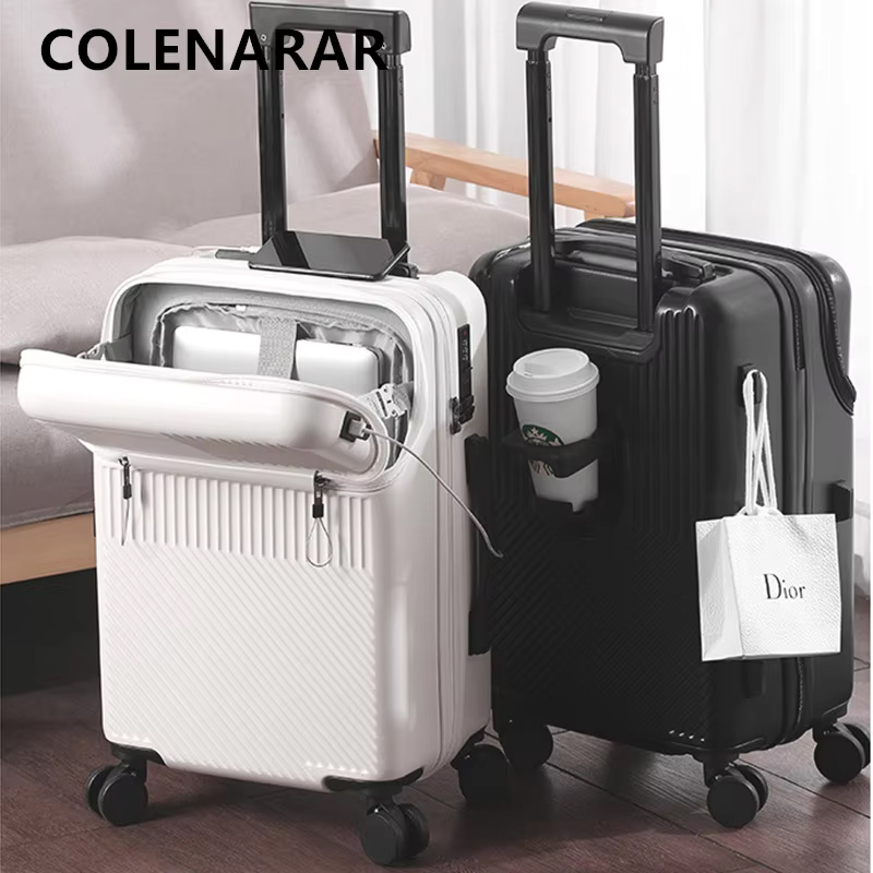 COLENARA充電機能付き荷物入れフロントオープン式ラップ - Front Opening Laptop Luggage 24 Inch のレビューと価格