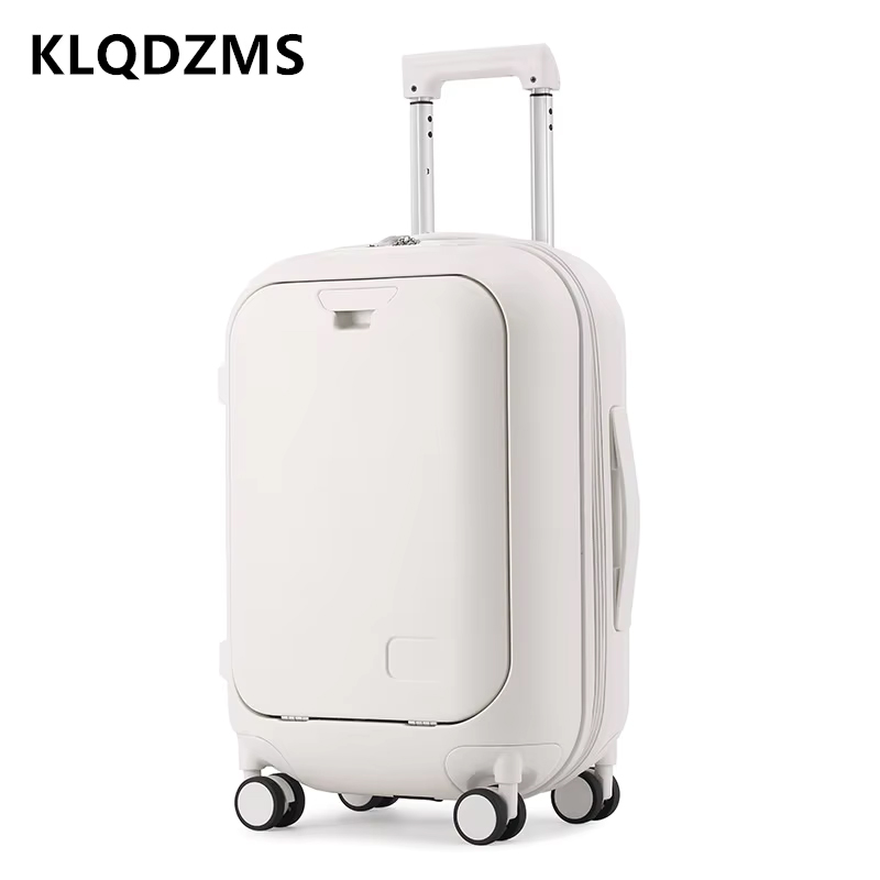 KLQDZMS 18インチ20インチ24インチ旅行スーツケー - Front Opening Laptop Luggage 24 Inch のレビューと価格