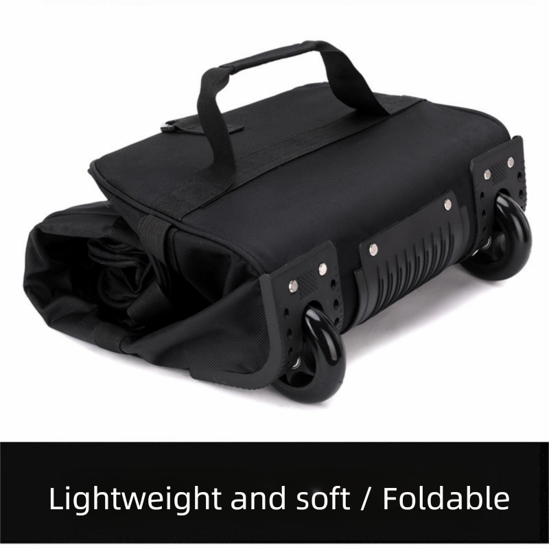 頑丈な折りたたみ式防水ホイール付きダッフルバッグ、調節可能な - Foldable Rolling Luggage Bag のレビューと価格