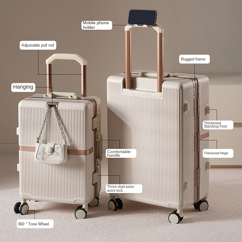 2026年新型荷物運搬車 20インチ機内持ち込み可能アルミフ - Aluminum Frame Carry On Luggage のレビューと価格