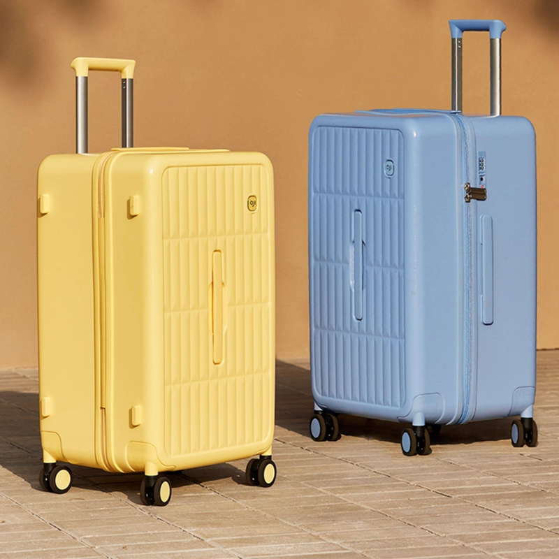 サイドオープン式蓋付きスーツケース 環境保護裏地付き 機内持 - Spinner Wheel Rolling Suitcase 20 Inch のレビューと価格
