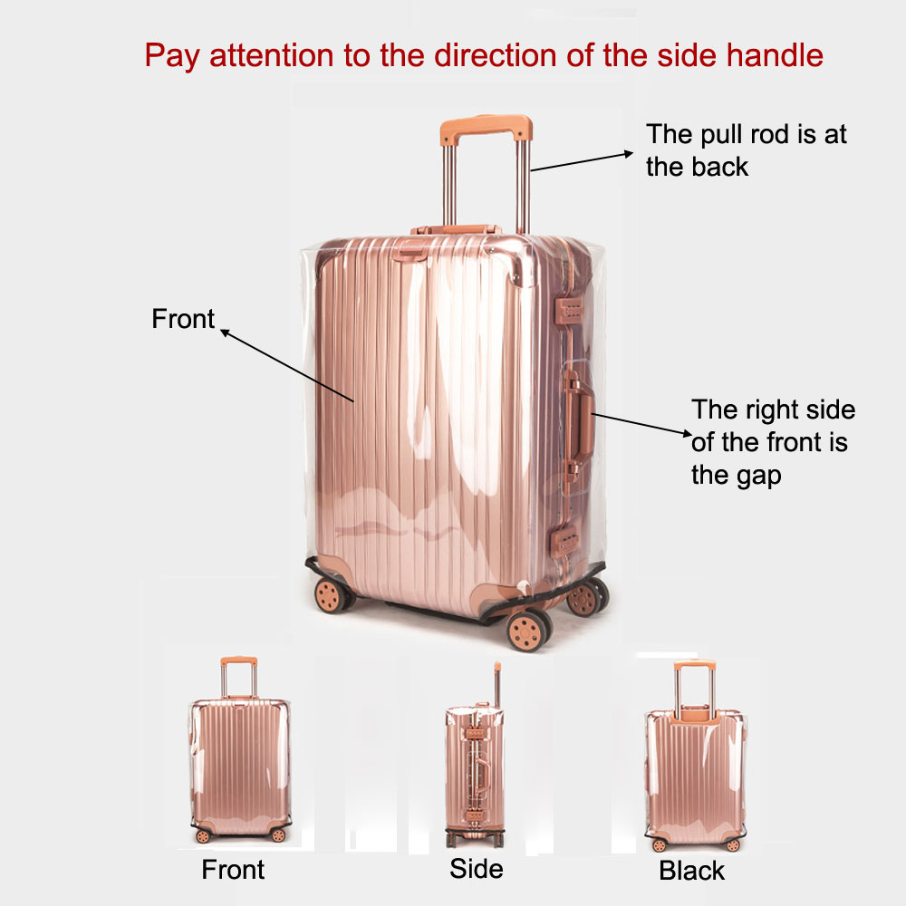 透明 PVC 荷物カバー防水スーツケース保護カバー 20-3 - Luggage Protective Cover Transparent のレビューと価格