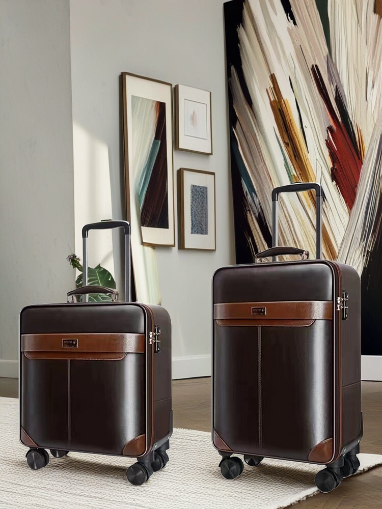 プレミアムレザーローリングラゲッジセットスピナー 24 イン - Spinner Wheel Rolling Suitcase 20 Inch のレビューと価格