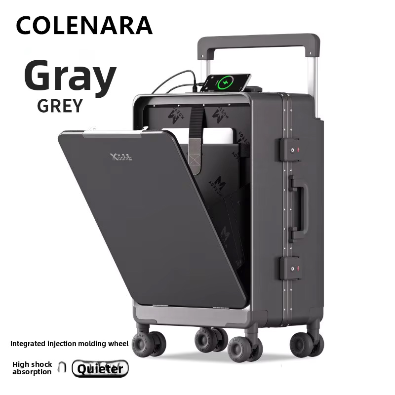 COLENARA ABS+PCスーツケース フロントオープン - Front Opening Laptop Luggage 24 Inch のレビューと価格