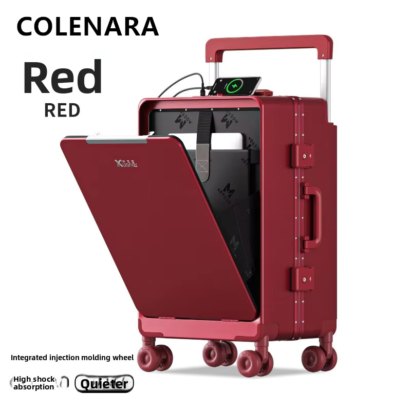 COLENARA ABS+PCスーツケース フロントオープン - Front Opening Laptop Luggage 24 Inch のレビューと価格