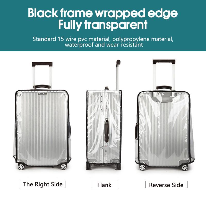 2027 トラベル透明荷物カバー 防水防塵 PVC 耐摩耗性 - Luggage Protective Cover Transparent のレビューと価格