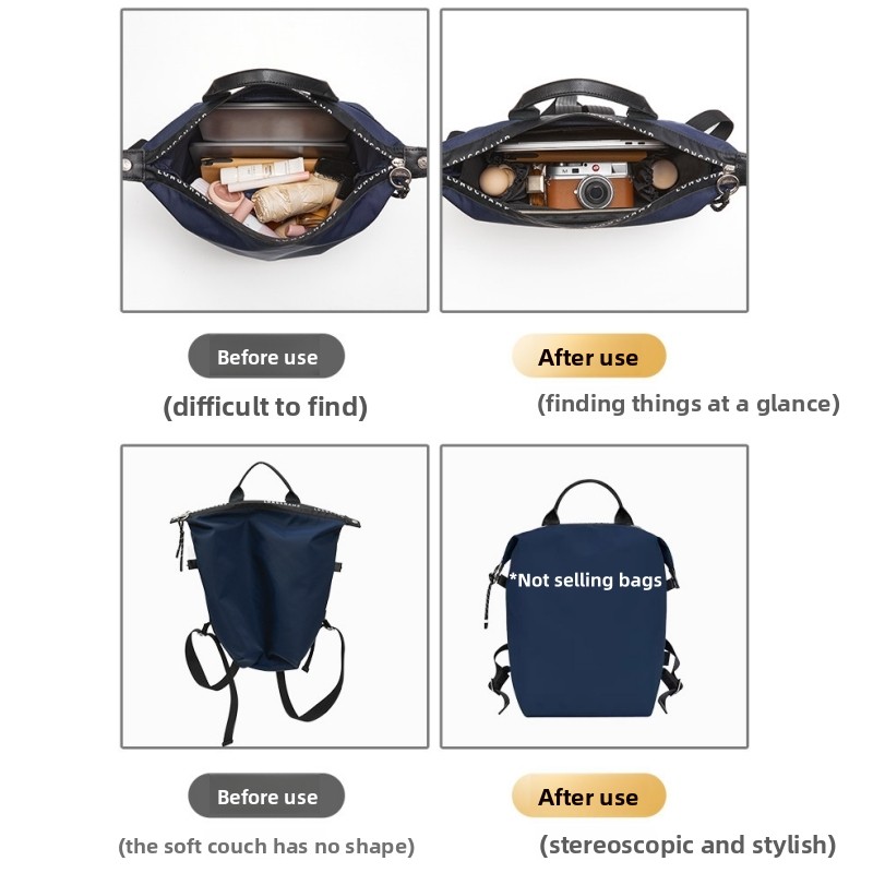 バッグオーガナイザーインサート ロングシャン エナジーバック - Handbags のレビューと価格