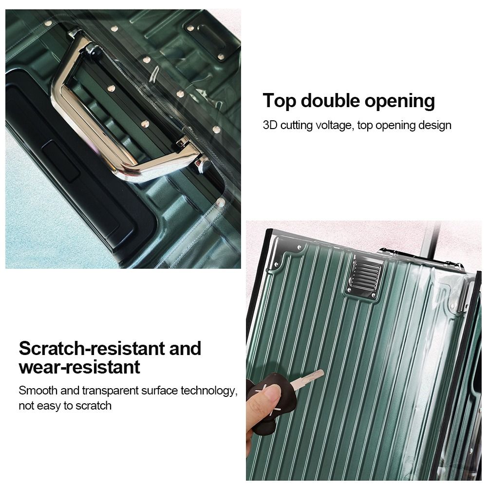 耐久性のある完全透明荷物保護カバー防塵 PVC スーツケース - Waterproof Suitcase Cover Protector のレビューと価格