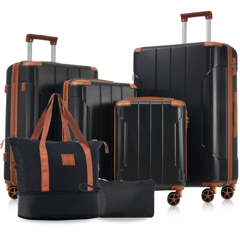 ハードシェルラゲージセット 6ピーススーツケースセット、拡張 - Expandable Hard Shell Luggage Set のレビューと価格