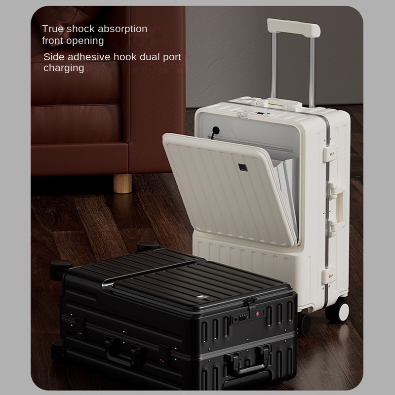 多機能 20インチ 24インチ 26インチ フロントオープン - Aluminum Frame Carry On Luggage のレビューと価格