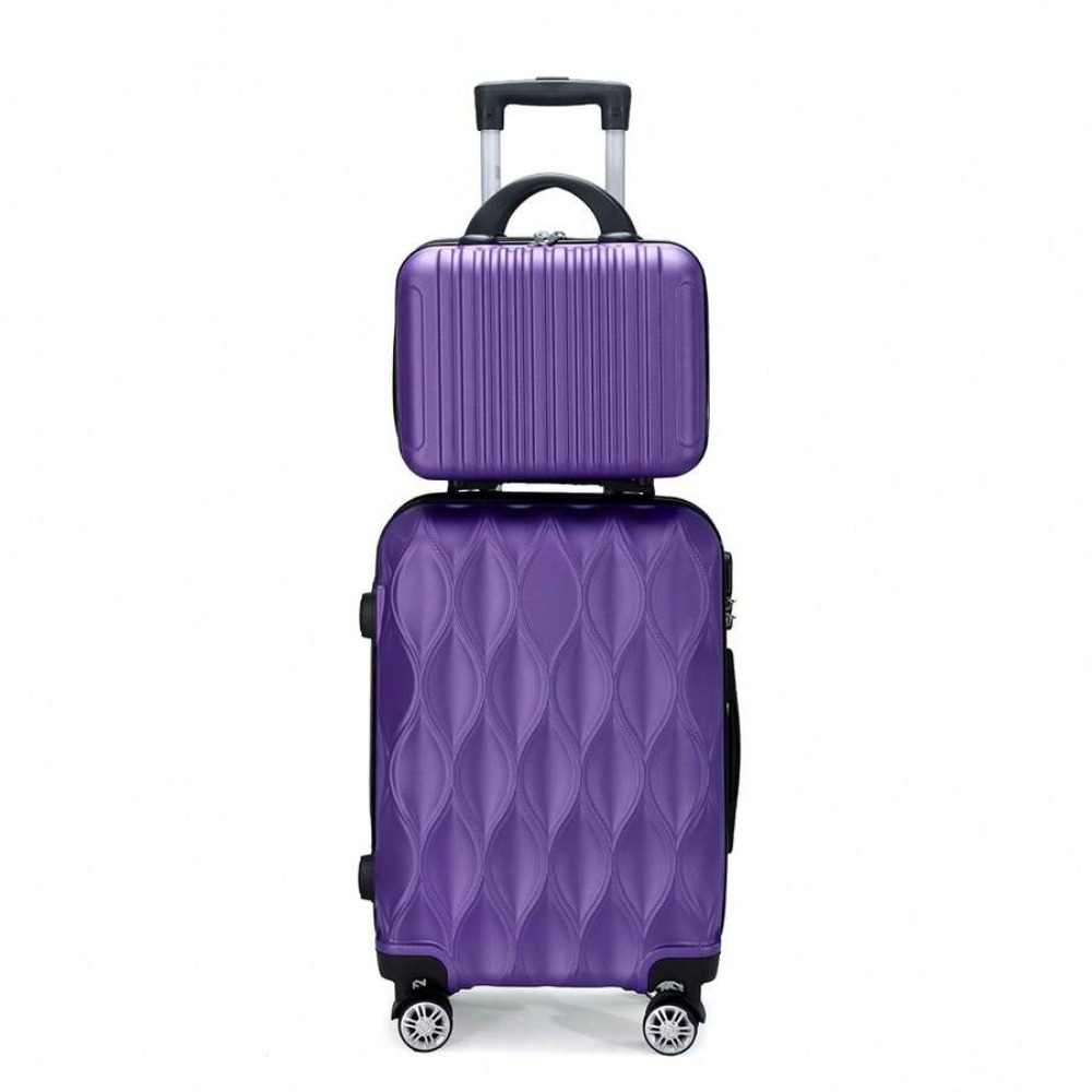 2ピースラゲージセット 14インチ 20インチ ABSハード - Expandable Hard Shell Luggage Set のレビューと価格