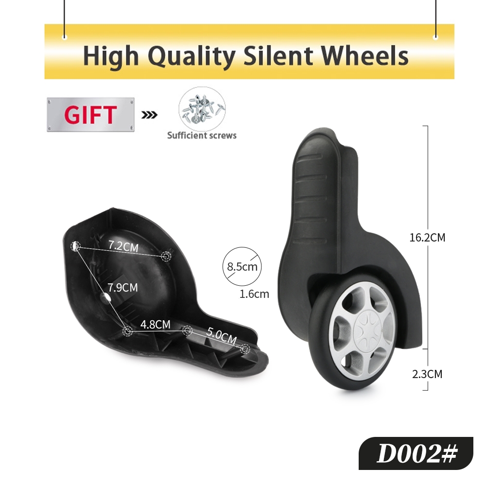 荷物固定高品質キャスターアクセサリー荷物ホイール交換サイレン - Silent Replacement Luggage Wheels のレビューと価格