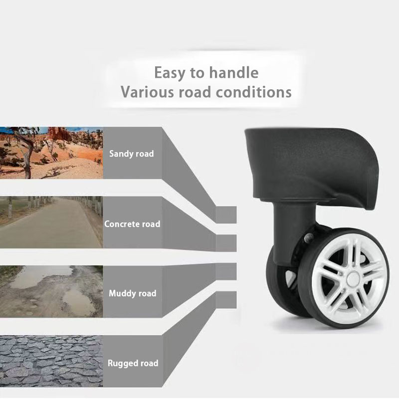 荷物固定高品質キャスターアクセサリー荷物ホイール交換サイレン - Silent Replacement Luggage Wheels のレビューと価格