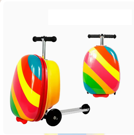 子供用スクータースーツケース、スケートボード付きスーツケース - Kids Ride On Suitcase Scooter のレビューと価格
