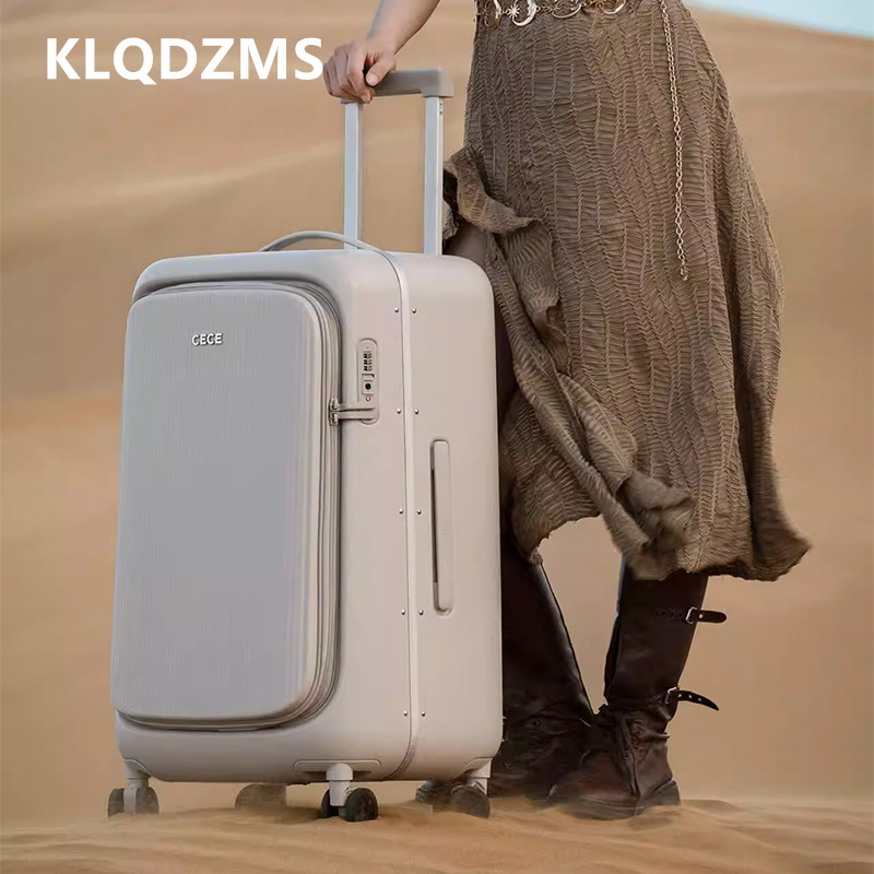 KLQDZMS 24インチ28インチ機内持ち込み旅行用荷物フ - Aluminum Frame Carry On Luggage のレビューと価格