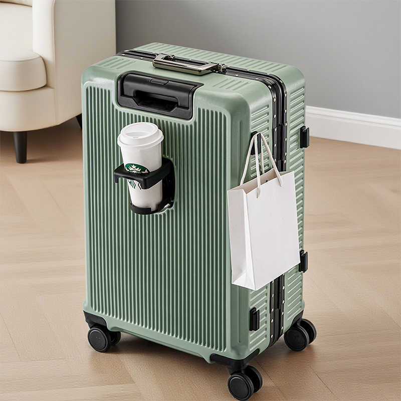アルミフレームパスワードスーツケース 男女兼用 大容量 静音 - Aluminum Frame Carry On Luggage のレビューと価格