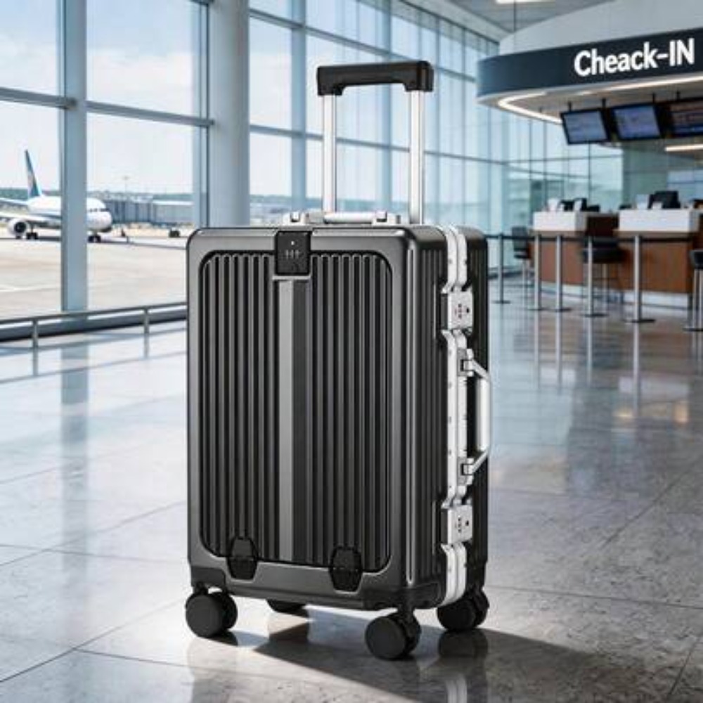 20インチ ハードシェル キャリーオンラゲージ アルミフレー - Aluminum Frame Carry On Luggage のレビューと価格