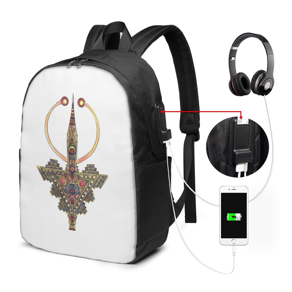 Kabyle Jewelry Amazigh モロッコバック - Travel Bags のレビューと価格
