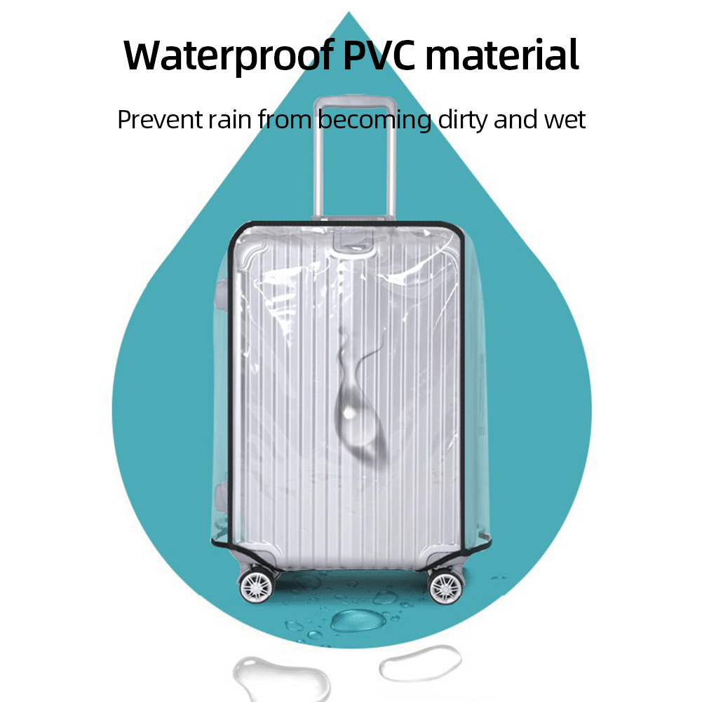 18-30 インチクリアスーツケースカバープロテクター透明旅 - Waterproof Suitcase Cover Protector のレビューと価格