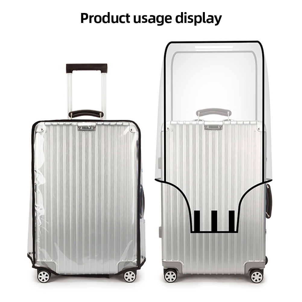 18-30 インチクリアスーツケースカバープロテクター透明旅 - Waterproof Suitcase Cover Protector のレビューと価格