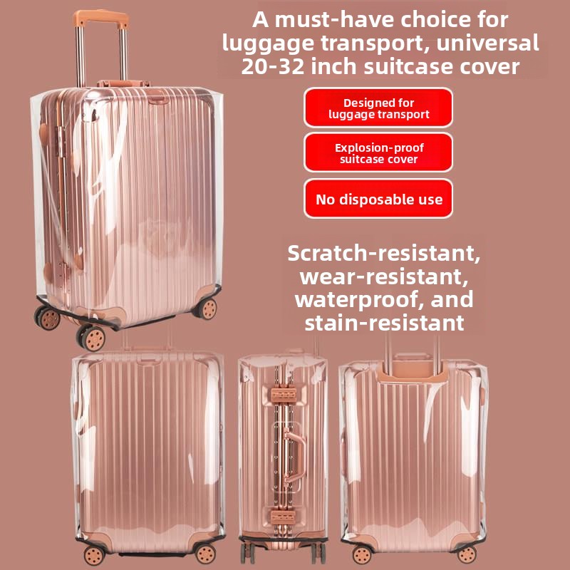 厚手の荷物用保護カバー 透明 防水 耐摩耗性 チェックイン手 - Luggage Protective Cover Transparent のレビューと価格