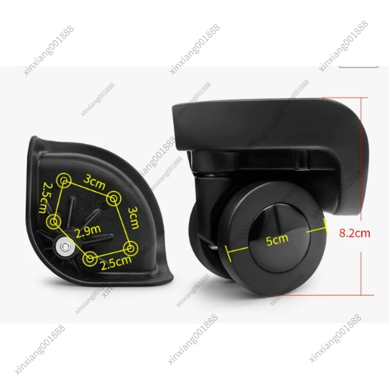 DISSONA荷物交換用ホイール、Hongsheng A-5 - Silent Replacement Luggage Wheels のレビューと価格