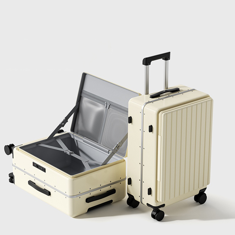 サイドオープン式スーツケース 2025年新型 アルミフレーム - Aluminum Frame Carry On Luggage のレビューと価格